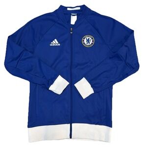 2016 Adidas Chelsea FC Anthem Track Jacket Blue Size:M Mens